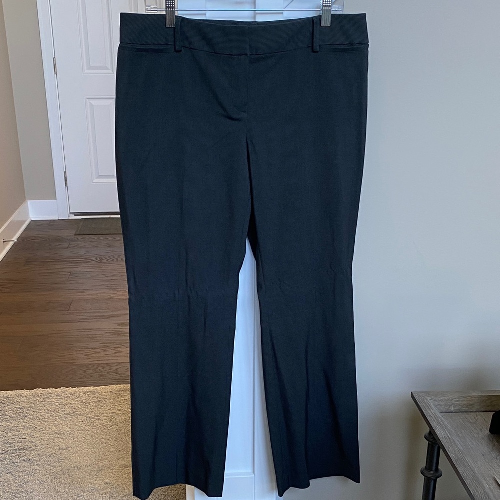 Pinstripe dress slacks